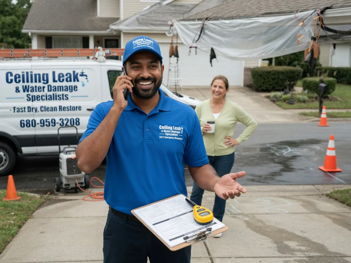 Ceiling Leak Cleanup Universal City, TX FAQs